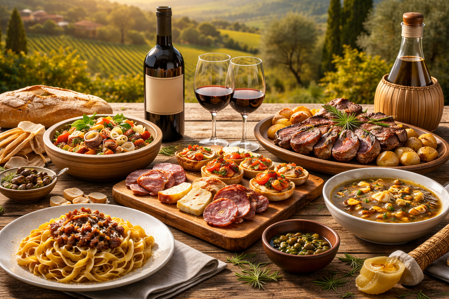 Cucina tipica di arezzo e dintorni